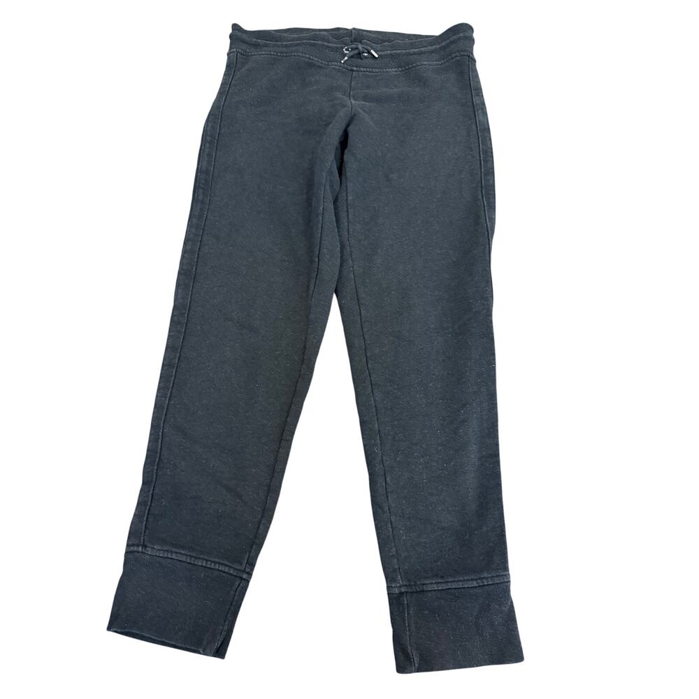 RLX Ralph Lauren Solid Black Cotton Athleisure Workout Pants Joggers Women L